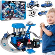 Woopie 43 db -os interaktív játékparkoló - rendőrség