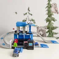Woopie 43 db -os interaktív játékparkoló - rendőrség