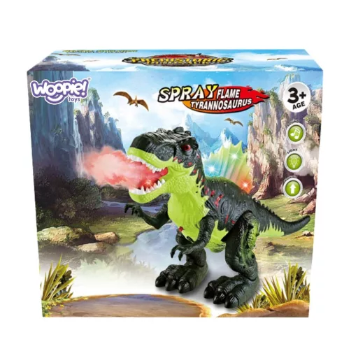 Woopie interaktív dínó - Tyrannosaurus Rex fény, füst és hanghatásokkal