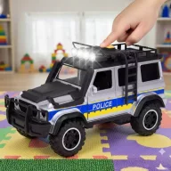   Woopie interaktív rendőrségi terepjáró lószállító utánfutóval