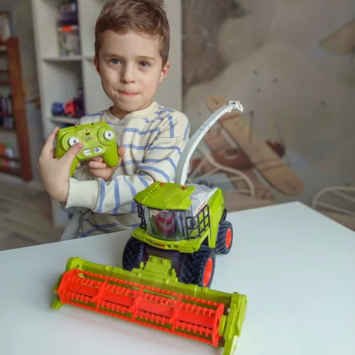 Woopie távirányítós interaktív kombájn - akkumulátoros