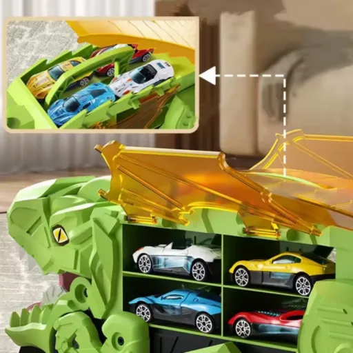 Woopie XL dinoszauruszos autópálya kiegészítőkkel
