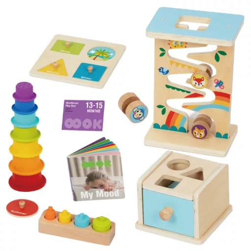 Woopie XXL montessori 6 az 1-ben oktató játékkészlet 