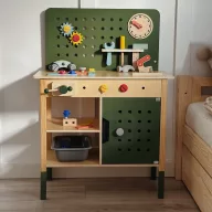    Woopie XXL STEM fa játék barkácsasztal szerszámkészlettel