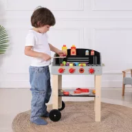 Woopie XXL fa grillkonyha gyerekeknek 24 db kiegészítővel