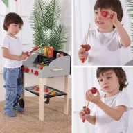 Woopie XXL fa grillkonyha gyerekeknek 24 db kiegészítővel