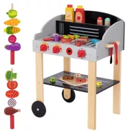 Woopie XXL fa grillkonyha gyerekeknek 24 db kiegészítővel