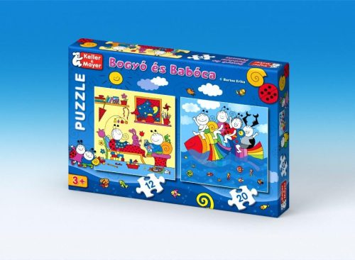 Bogyó és Babóca puzzle - szivárványhal