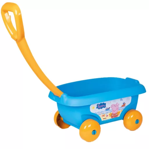 Smoby Peppa malacos homokozókészlet húzható kocsival