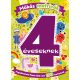 Mókás matricák 4 éveseknek - foglalkoztató füzet több mint 100 matricával