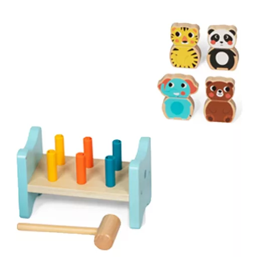 Tooky Toy XXL 7 az 1-ben montessori, érzékszervi játékkészlet 