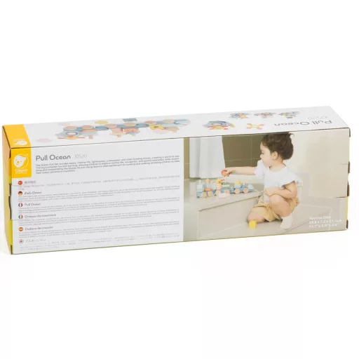 JátékClassic Word óceános, fa montesszori játékvonat