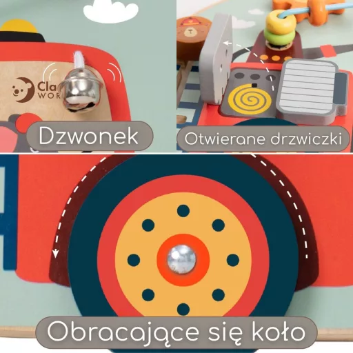 Classic World 6 az 1-ben manipulációs oktatótábla