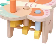 Classic World fa montessori kalapálós játék - pillangó