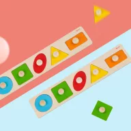   Classic World formák és színek tanulása montessori puzzle