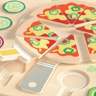 Classic World 22 részes fa szeletelhető pizzakészlet 