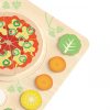 Classic Word 22 részes fa szeletelhető pizzakészlet 