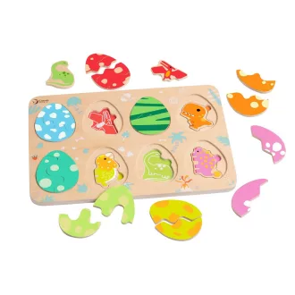  Classic World dinoszaurusztojás puzzle – háromrétegű fejlesztő játék kisgyermekeknek