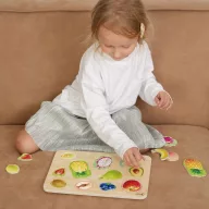   Classic World gyümölcsös puzzle – színes fejlesztő játék kisgyermekeknek