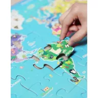   Classic World fa világtérkép puzzle – 48 darabos fejlesztő játék 