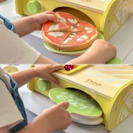 JátékClassic Word fa pizzasütő készlet 