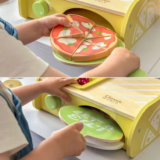 JátékClassic Word fa pizzasütő készlet 