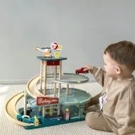   Classic World emeletes garázs – retro stílusú parkoló kiegészítőkkel
