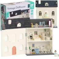   Classic World vintage 3 szintes fa babaház kiegészítőkkel