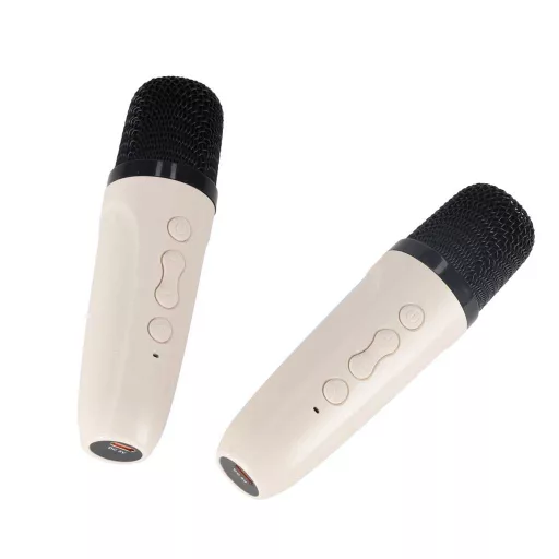 Lantoska bluetooth karaoke hangszoró 2 db mikrofonnal - LED világítással
