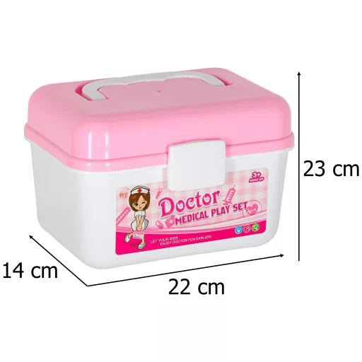 Lantoska XXL 35 részes játék orvosi készlet 