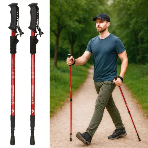 Lantoska összecsukható túrabot - nordic walking