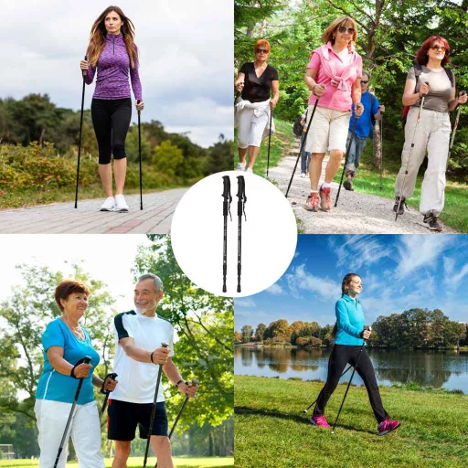 Lantoska összecsukható túrabot - nordic walking