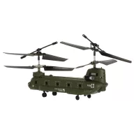   Syma S026H Chinook 2,4 GHz RC katonai helikopter – giroszkópos stabilizálással, LED fénnyel, 8 éves kortól