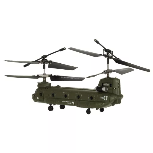 Syma S026H Chinook 2,4 GHz RC katonai helikopter – giroszkópos stabilizálással, LED fénnyel, 8 éves kortól