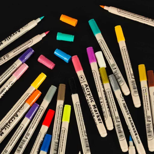Lantoska vízálló akril marker filctoll 24 db