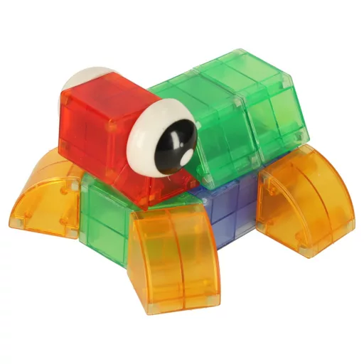 Lantoska 3D mágneses építőjáték 32 db-os - LED világítással