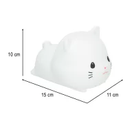 Lantoska szilikonos LED éjjeli lámpa gyerekeknek