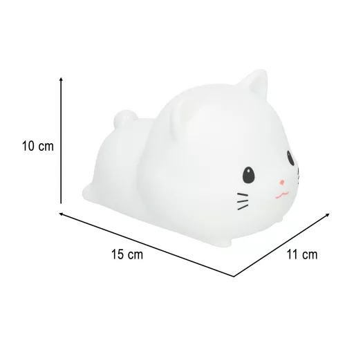 Lantoska szilikonos LED éjjeli lámpa gyerekeknek