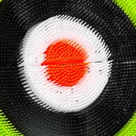   Lantoska szilikonos céltábla fejszével és dobócsillaggal