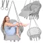 Lantoska fészekhinta párnával 80 cm átmérővel - 150 kg terhelhetőség