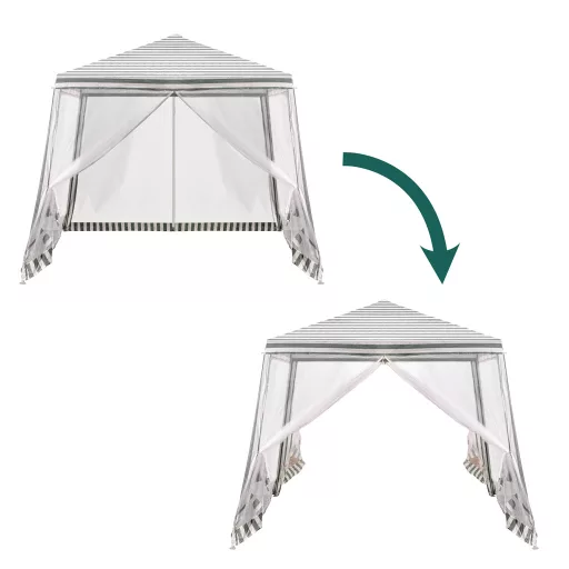 Lantoska XXL kerti pavilon 3x3 m