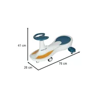   Lantoska gravitációs autó LED világítással - max.100 kg teherbírás