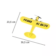   Távirányítós repülő RC FX803 Piper – könnyen irányítható kezdő repülőmodell