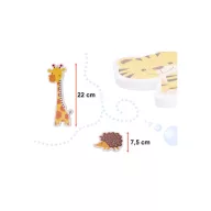 Lantoska habmatrica fürdéshez 18 db-os állatos készlet