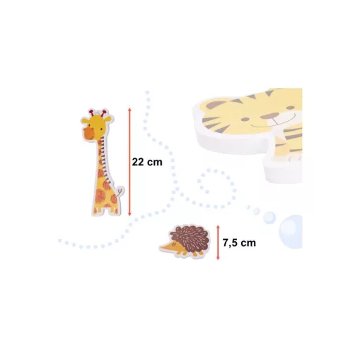 Lantoska habmatrica fürdéshez 18 db-os állatos készlet