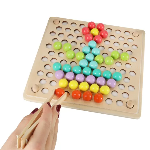 Lantoska 77 db-os montessori mozaik kirakó feladatlapokkal