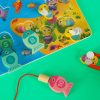 Lantoska montessori mágneses horgászjáték - méhecskés