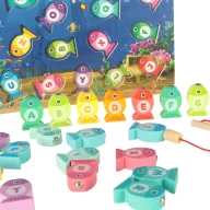 Lantoska montessori mágneses horgászjáték