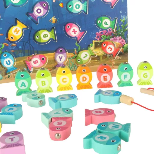 Lantoska montessori mágneses horgászjáték
