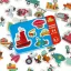 Lantoska 24 db-os járműves puzzle dobozban